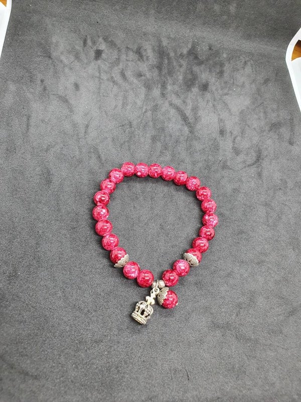 Armband van glaskralen