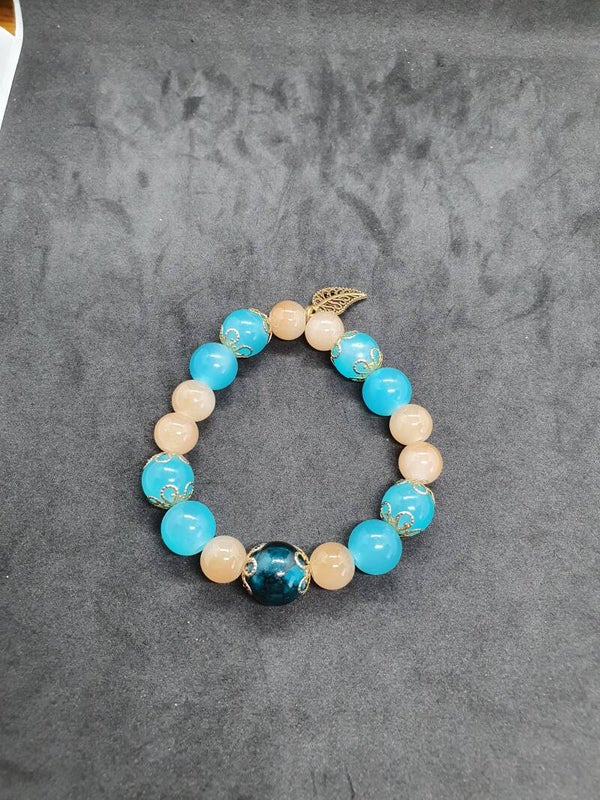 Armband van glaskralen