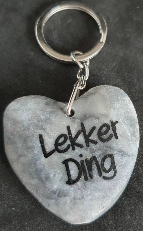 Marmeren hart met lekker ding