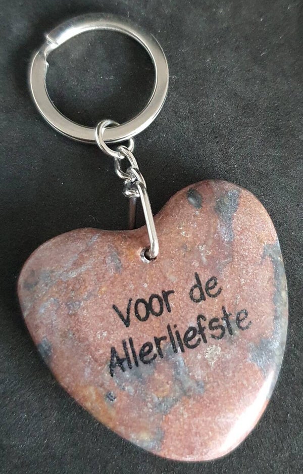 Marmeren hart met voor de allerliefste