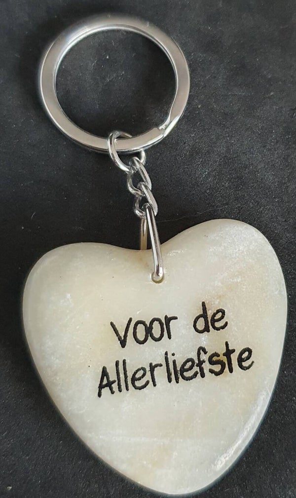 Marmeren hart met voor de allerliefste