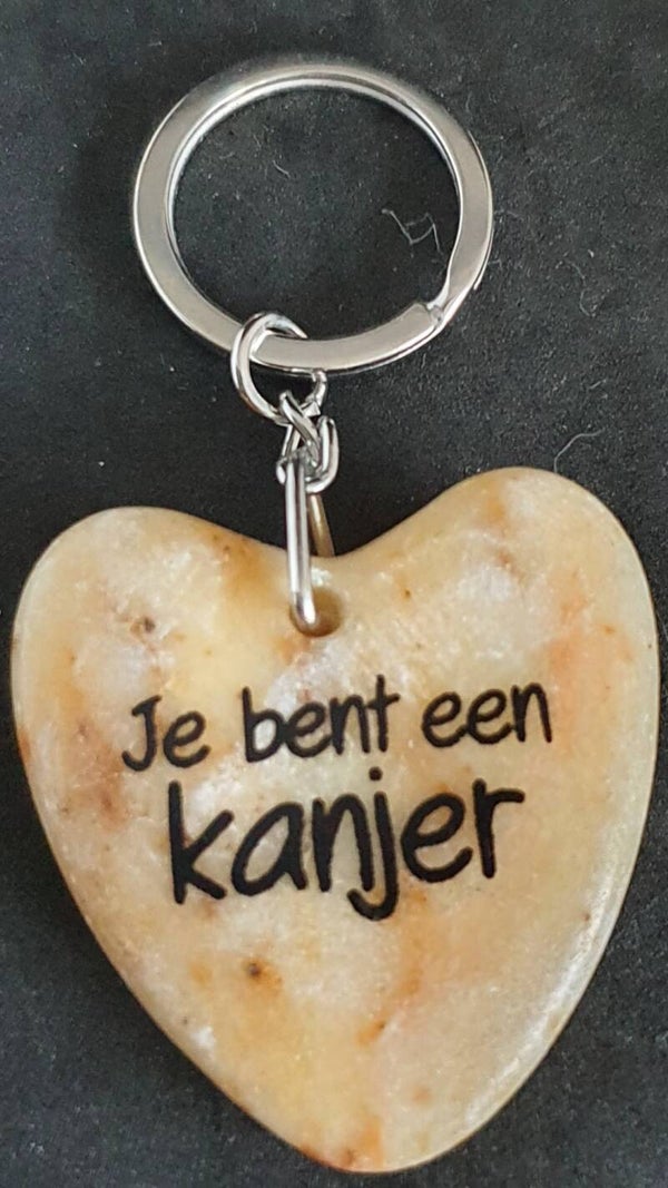 Marmeren hart met je bent een kanjer