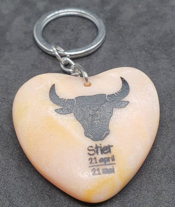 Marmeren hart met Stier