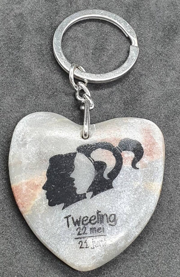 Marmeren hart met Tweeling