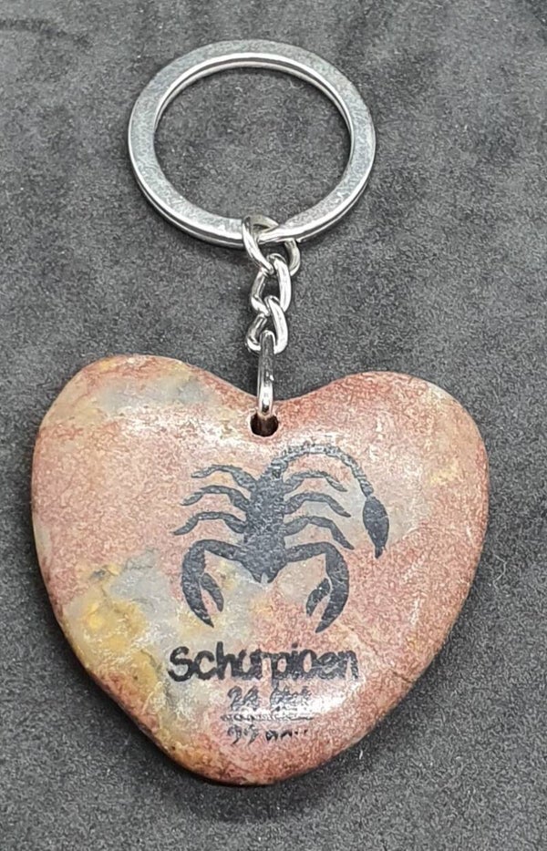 Marmeren hart met Schorpioen