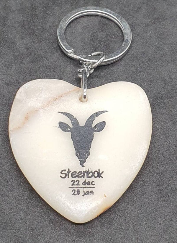 Marmeren hart met Steenbok