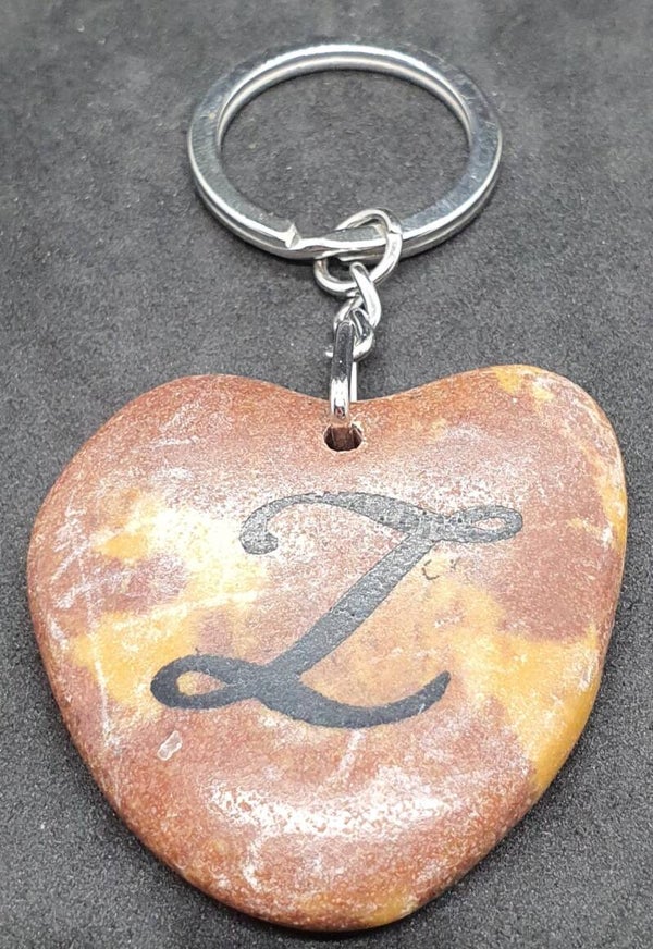 Marmeren hart met letter Z