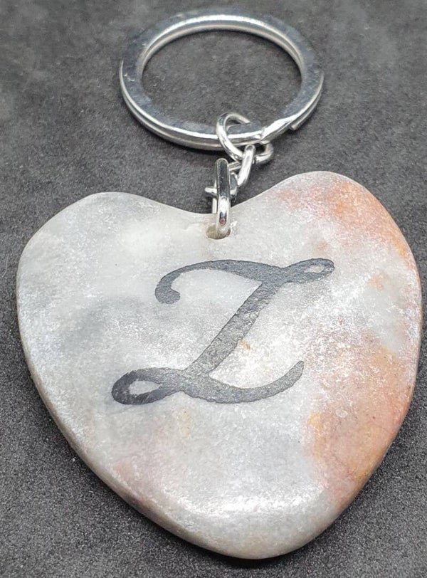 Marmeren hart met letter Z