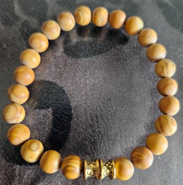 Heren armband natuursteen