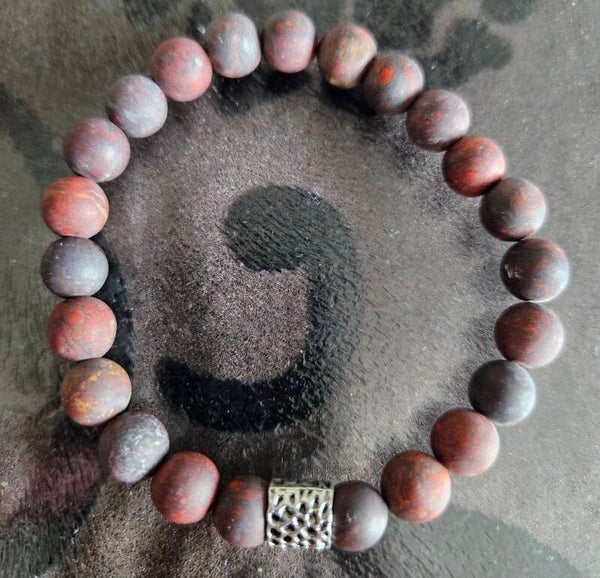 Heren armband natuursteen
