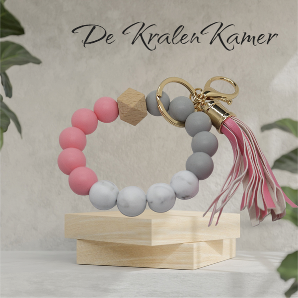 Siliconen arm sleutelhanger