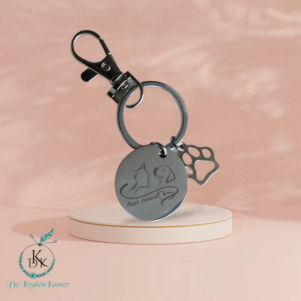 Dieren sleutelhanger Best friend