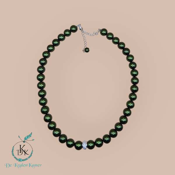 Groene parel ketting