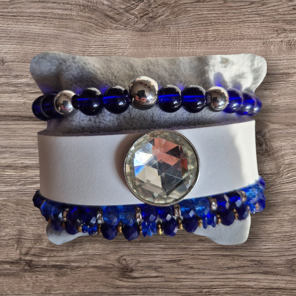 Blauw/wit setje