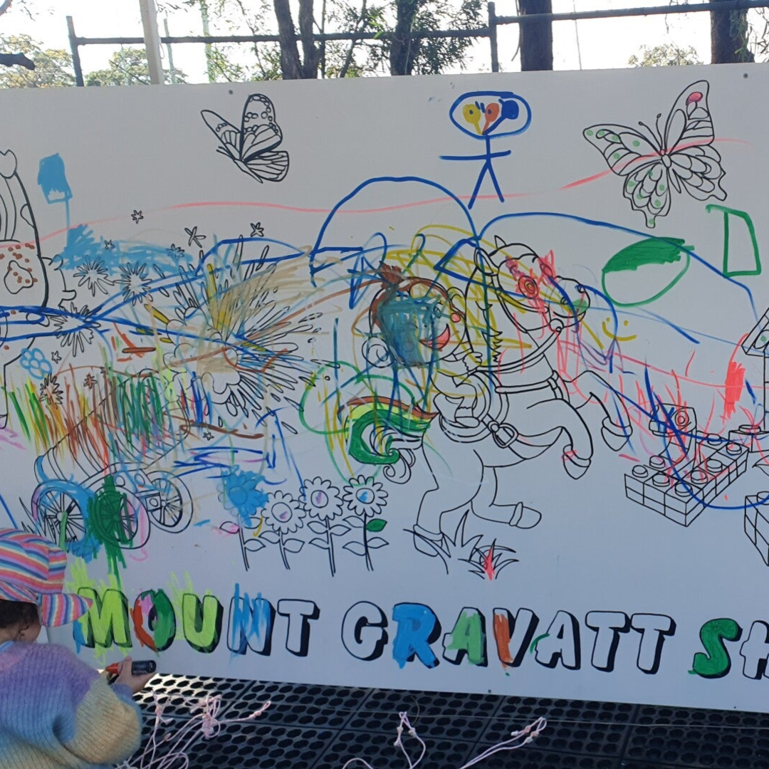 Community Colour-in Board Engagement 