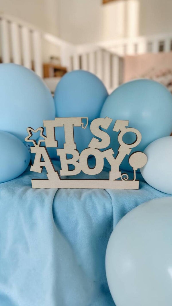 It's a boy houten kaart.