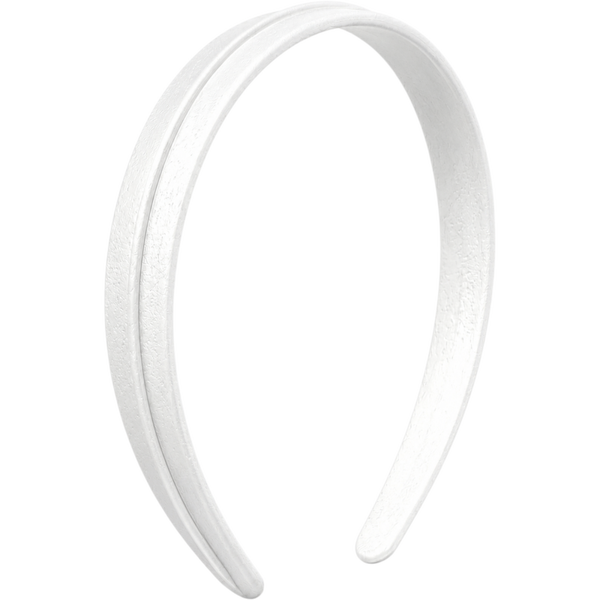 Diadema para Forrar Premium de Plástico Reciclado 2 cm y 3 cm | Blanca y Negra | Base Profesional para Moños, Accesorios para Cabello, Tocados y Manualidades DIY