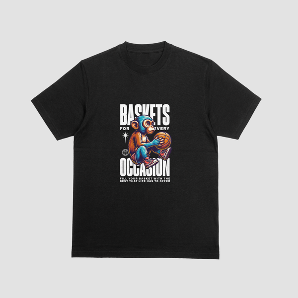 T-Shirt Basketball Monkey