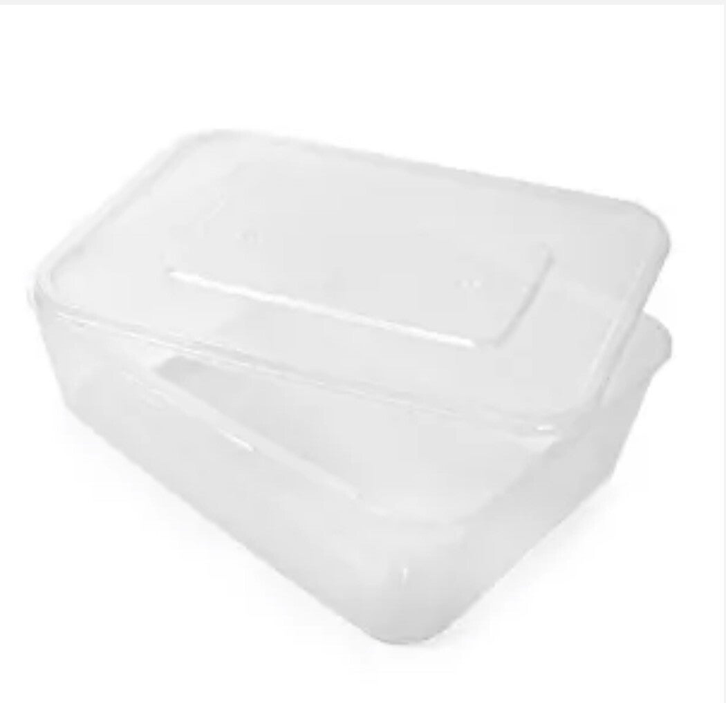 1000ml Microwave Plastic Containers with Lids 1x200