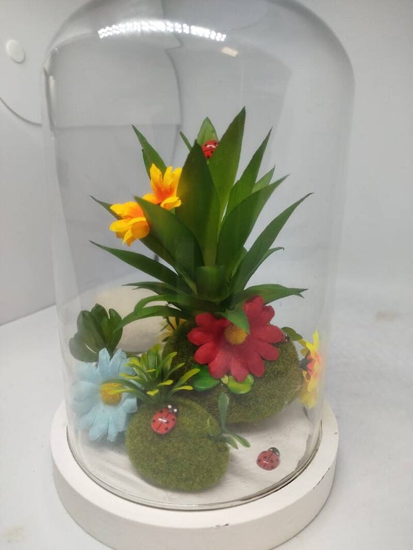 Cloche printanière en verre