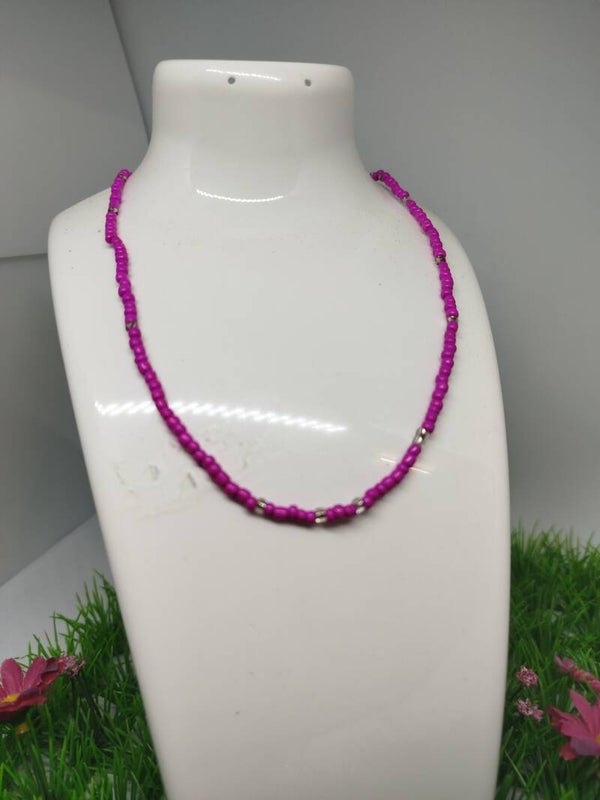 Collier en perles rocaille