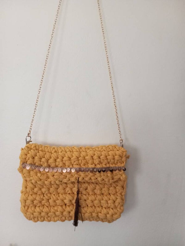 SAC A MAIN EN MAILLE