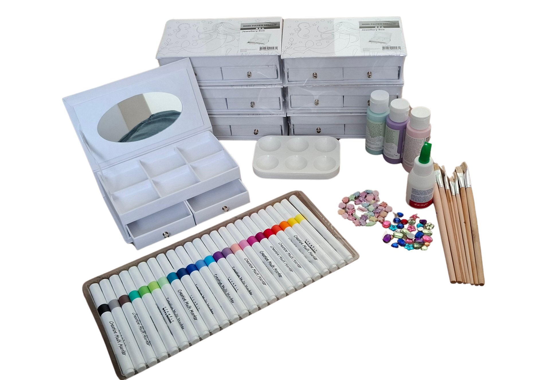 Magisch Knutselpakket – Zeemeermin Sieradendoosje! 🧜‍♀️