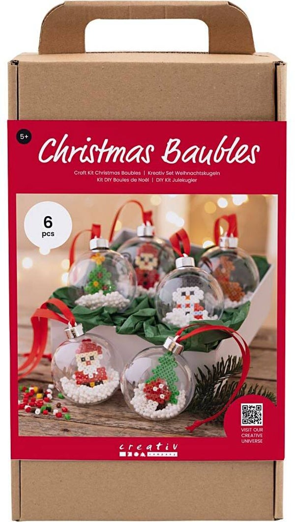 DIY Kerstballen met strijkkralen – kerstset voor kinderen