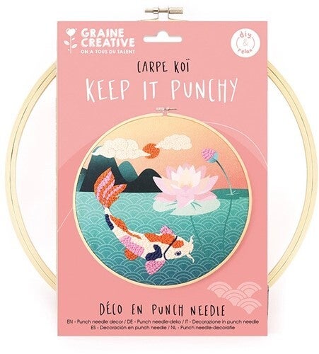 Punch needle "Koi"- DIY pakket -