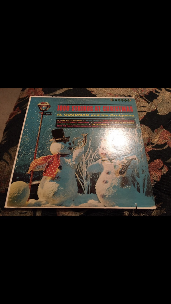 Al Goodman and his orchestra 1000 strings at Christmas vinyl