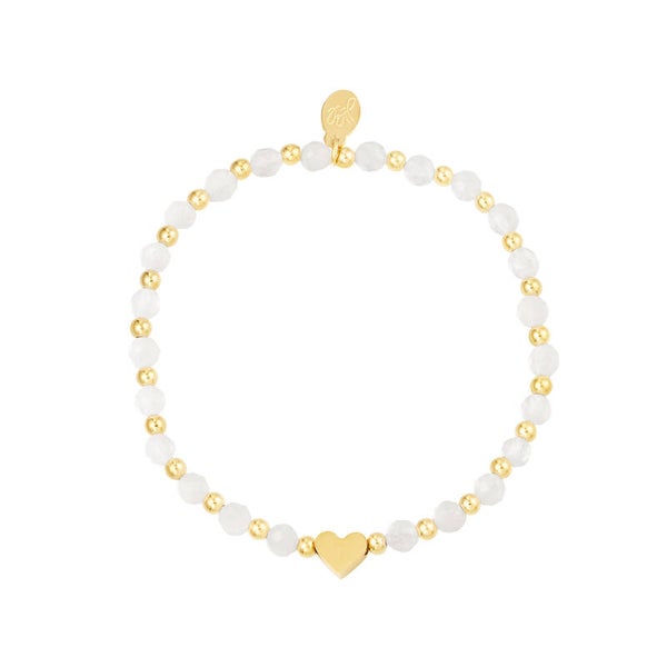 Armband kralen hart