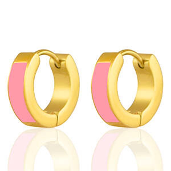 Oorbellen roze