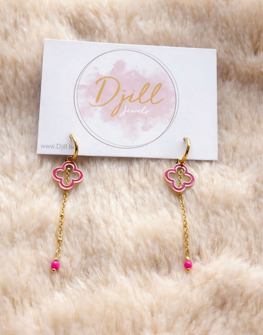 Oorbellen midnight clover