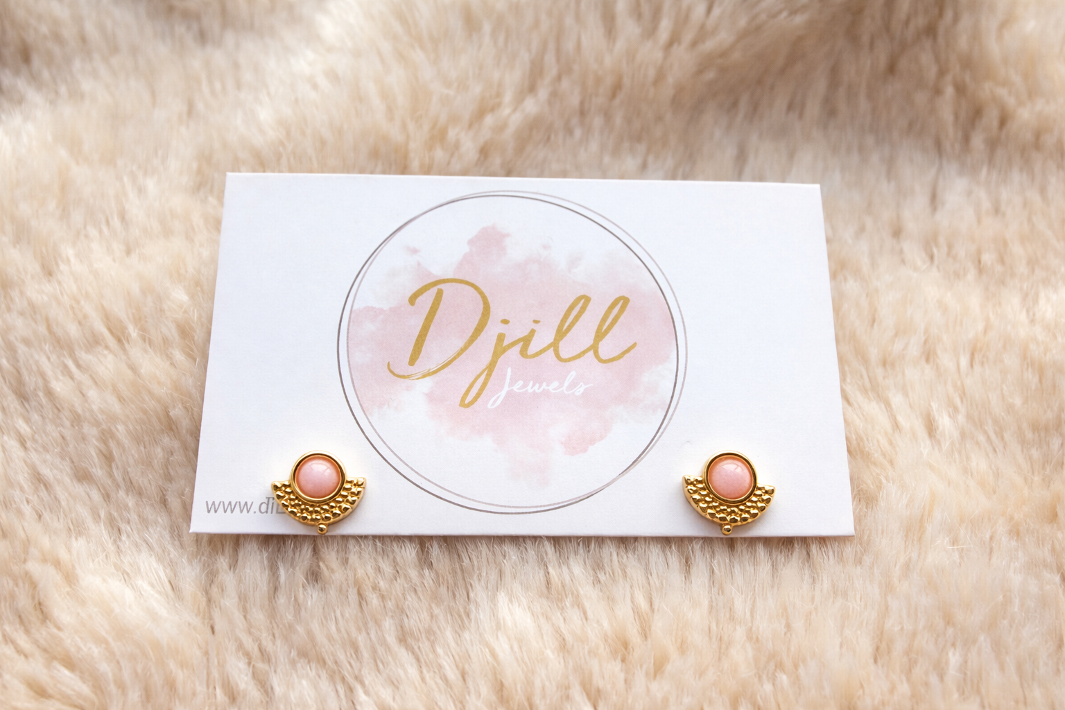 oorbellen vintage roze