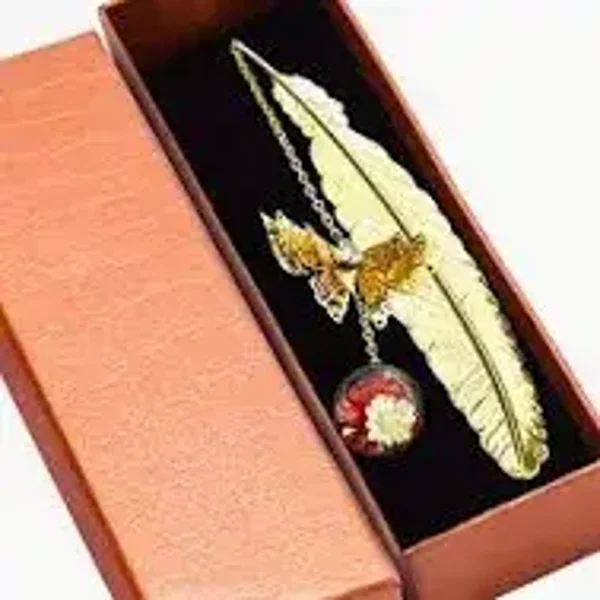 Goudkleurige boekenlegger