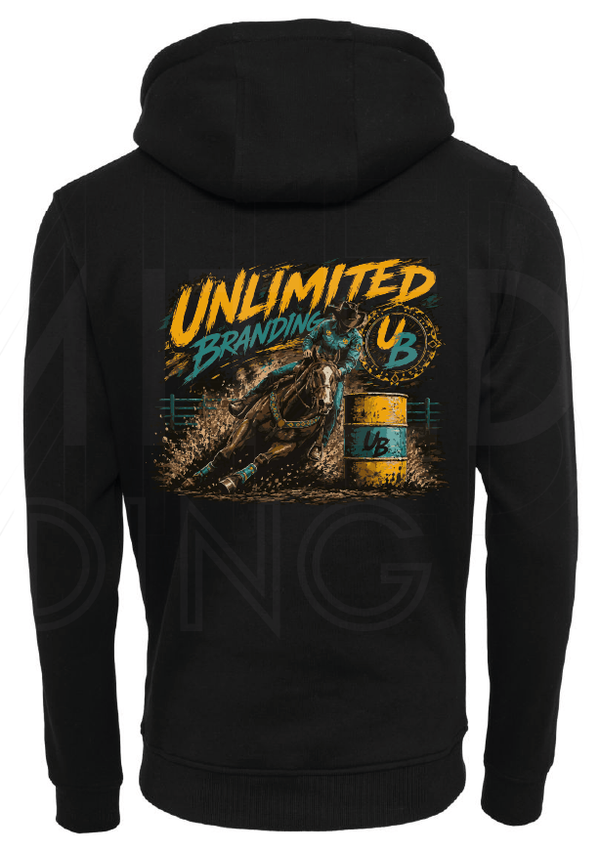 Hoodie Western Barrel UNISEX