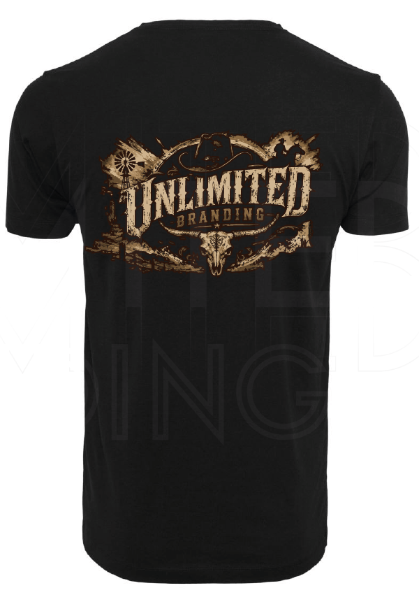 T-shirt Western Skull UNISEX