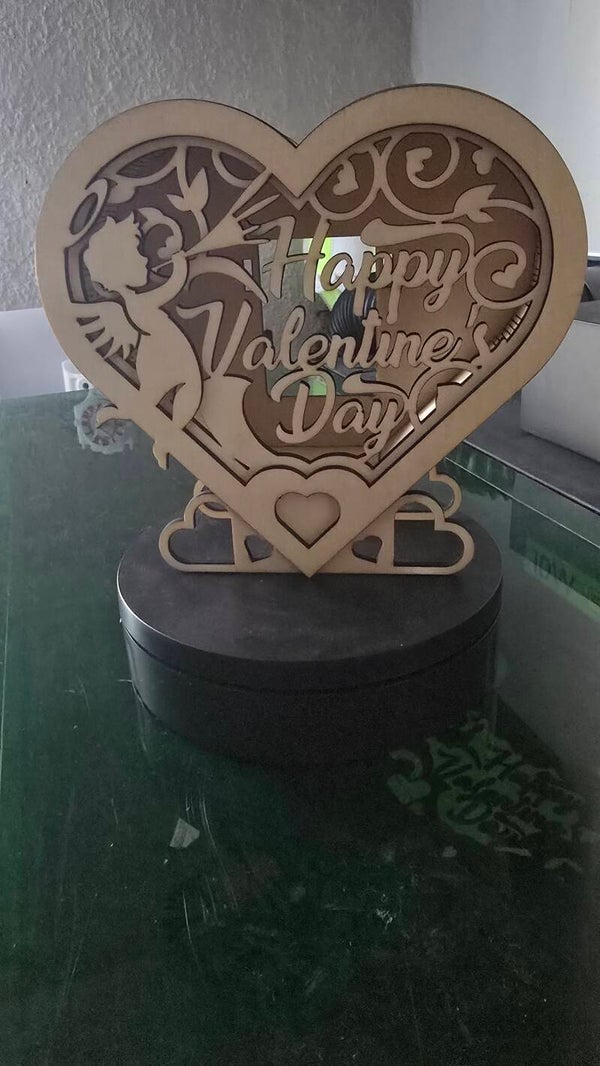 Valentinstag Geschenk in Herzform