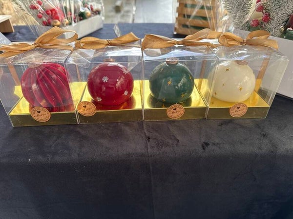 Boule de Noël bougie