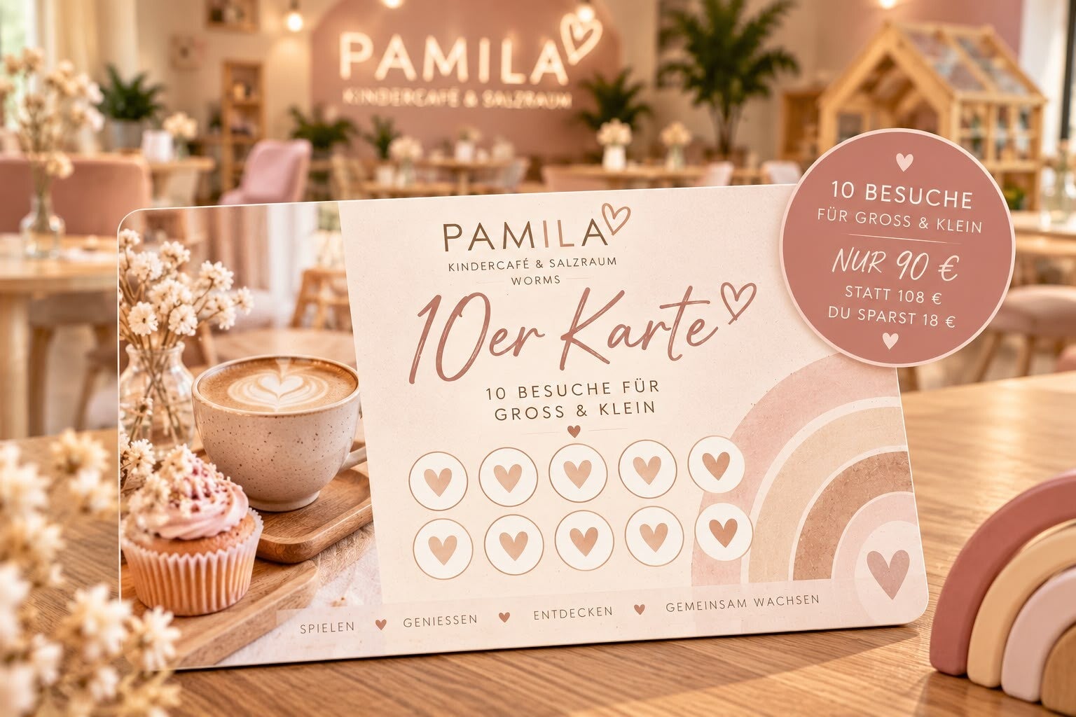 Pamila 10er-Karte – Groß & Klein