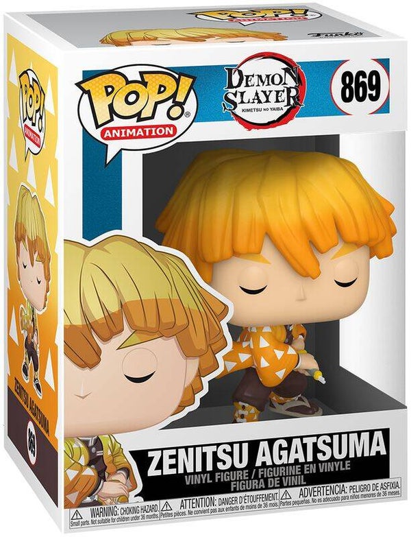 Funko POP! Zenitsu Agatsuma vinyl figurine no. 869 Demon Slayer