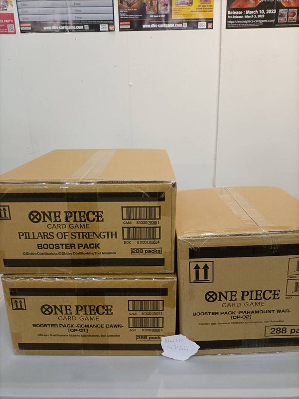 One Piece triple case deal OP01/02/03