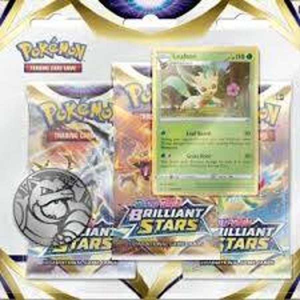 Pokémon Brilliant stars 3 booster blister Leafeon