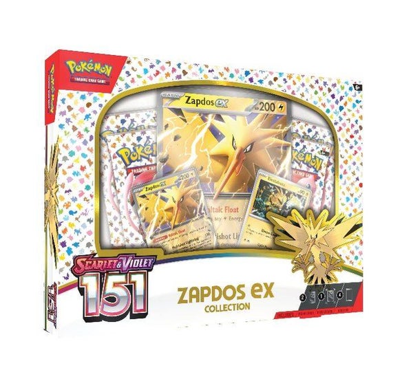 Pokémon Scarlet and Violet 151 Zapdos EX Collection box