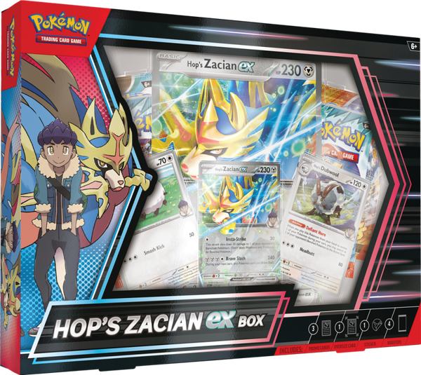 Pokemon Hop's Zacian ex Box