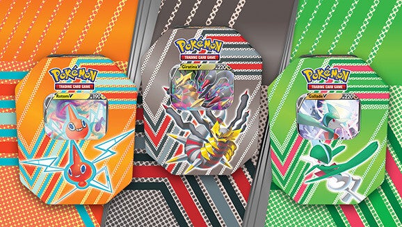 Pokémon TCG Hidden Potential Tins Gallade, Giratina, en Rotom