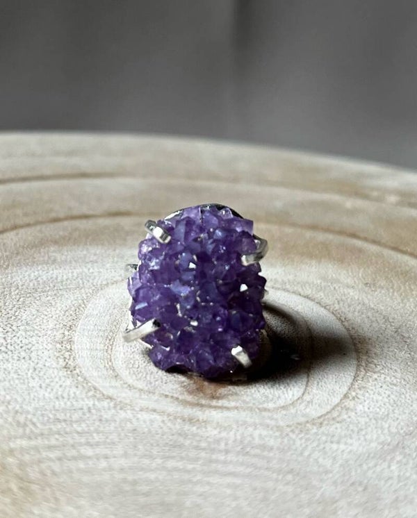 Bague en améthyste