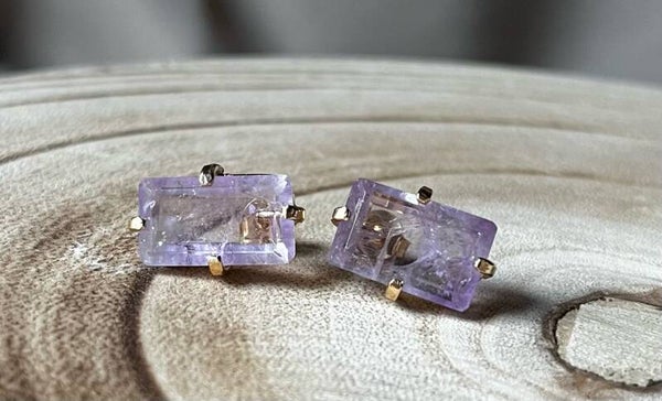 Boucles d'oreilles améthyste