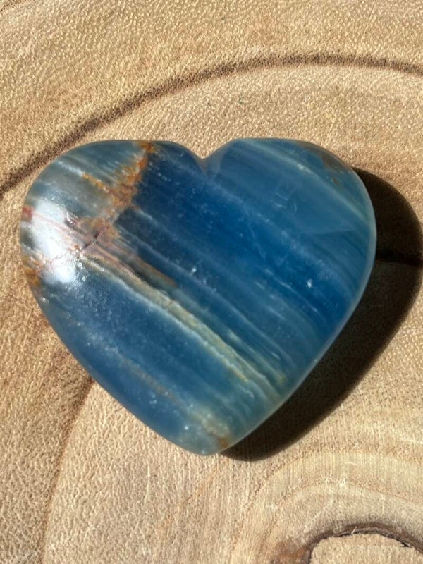 Coeur onyx bleu