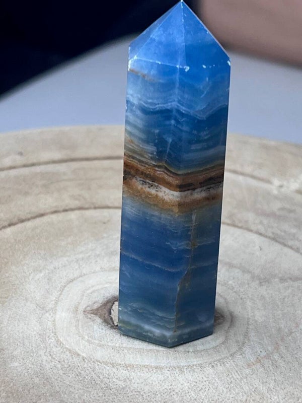 Tours en onyx bleu